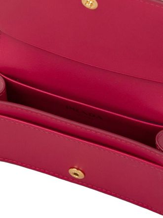 Prada Womens Wallet Peony Calfskin Bags