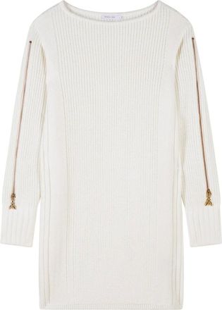 Patrizia Pepe Mini Abito con Zip - - Dresses - Donna - Bianco - S