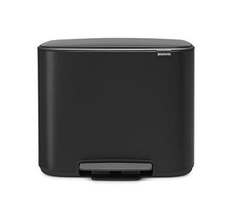 Brabantia Cubo Bo Pedal Bin Negro Mate 11+23 L - 12 12 27