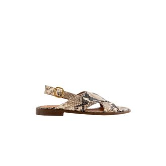 Maison Toufet Schoenen, Dames, Beige, 39 EU, Leer, Axelle Sandal