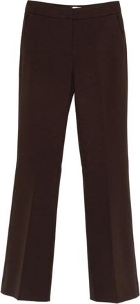 Via Masini 80 Wide Trousers, female, Brown, XS, 80 Trousers