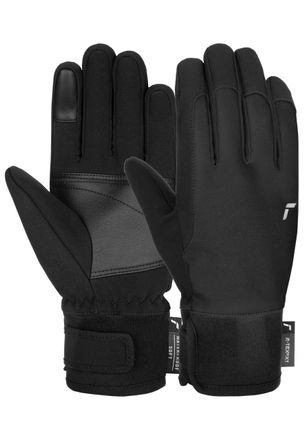 Reusch Womens Lively R-tex Xt Touch-tec Warm, Waterproof, Windproof, Breathable and Touchscreen-Compatible Multi-Sport, Outdoor Gloves, Black/Silver, 6 (EU)