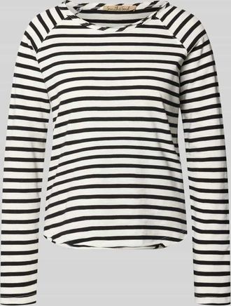 Smith & Soul Longsleeve mit Rundhalsausschnitt und Rollsaum in Black, Gr&ouml;&szlig;e XXL