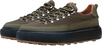 Garment Project Kledingproject KAI Sneaker - Army Mix Gp 2437-240 - Heren - Sneakers - Groen - 41 EU - Schoenen