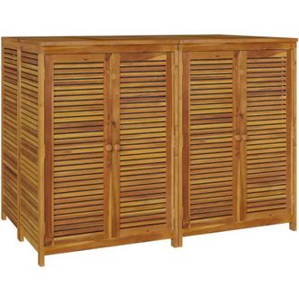 vidaXL Vidaxl - Caja De Almacenaje De Jard&iacute;n Madera Maciza Acacia 140x87x104 Cm