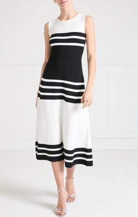 Temperley London Sailor Knit Dress in Black/white at Nordstrom, Size X-Small