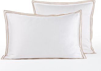 AM.PM Kussensloop in bio katoensatijn, Tucci