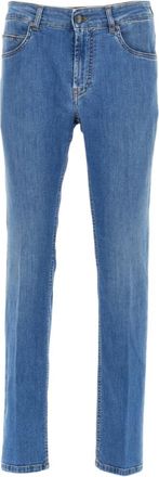 Fay Stijlvolle Denim Jeans - Heren - Slim Fit Jeans - Blauw - W33 - Denim - Jeans