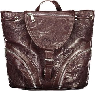 Desigual Siroco Tula Mini Rugzak - Dames - Rugzakken - Bruin - ONE Size - Tassen