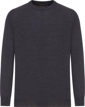 Zanone CREWNECK SWEATER IN FINE COMBED WOOL - Zanone - Man
