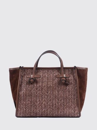 Gianni Chiarini Borsa Miss Marcella Gianni Chiarini in rafia chevron e camoscio