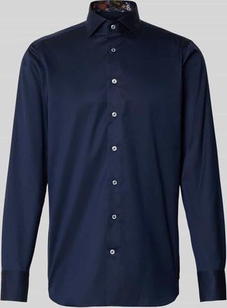 Olymp Tailord Fit Freizeithemd mit Kentkragen Modell Savio in Marine, Gr&ouml;&szlig;e 38