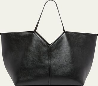 Saint Laurent Y Slim Tote Bag in Leather