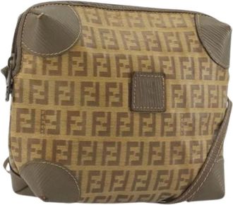 Fendi Pre-owned Vintage Zucchino Shoulder Bag - - Pre-owned - Donna - Marrone - ONE SIZE
