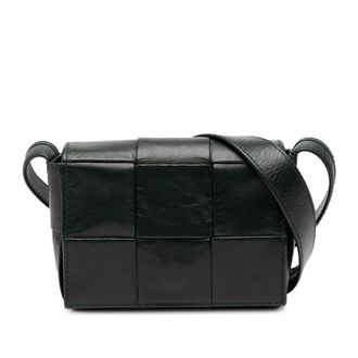 Bottega Veneta Pre-owned Bottega Veneta Candy Nappa Intrecciato Cassette Crossbody Unisex JHXD9FPWBSVHYZP7