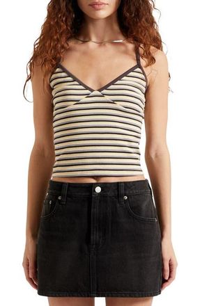 PacSun Bella Denim Miniskirt in Black at Nordstrom, Size 24