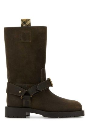 Burberry Brown Suede Boots