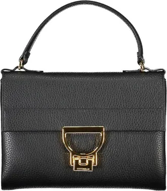 Coccinelle Black Leather Womens Handbag