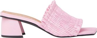 Ganni Smock Kittenhak Mules - Dames - Schoenen - Roze - Maat: 36 EU Poliester