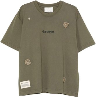 Song for the Mute Sftm x Birkenstock the Gardener Crochet Flower T-shirt