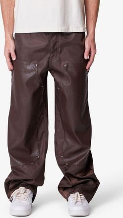 mnml Ultra Baggy Work Pants in Brown at Nordstrom, Size 30