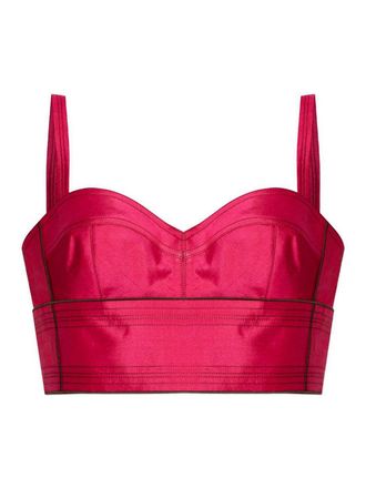 Tory Burch Silk Bra Top