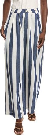 Gracia Stripped Wide Leg Pant