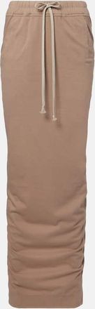 Rick Owens Cotton jersey maxi skirt