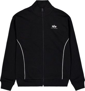 Alpha Industries Umstandsjacke ALPHA INDUSTRIES Track Suit SL Jacket, Damen, Gr. XXL, schwarz, Obermaterial: 80% Baumwolle, 20% Polyester, Jacken Umstandsjacke