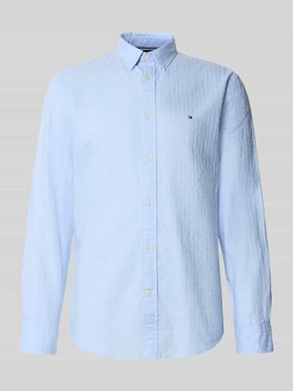 Tommy Hilfiger Regular Fit Freizeithemd aus reiner Baumwolle in Bleu, Gr&ouml;&szlig;e XL