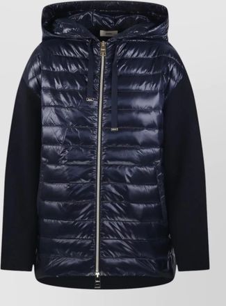Herno hooded jacket long sleeves quilted design