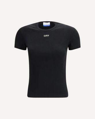 Off-white Off Stamp Rib Basic T-shirt Female 44