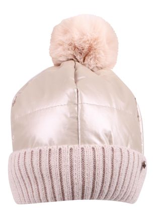 Capelli Strickm&uuml;tze CAPELLI NEW YORK, Damen, beige (cream), Obermaterial: 100% Polyacryl. Futter: 100% Polyester, M&uuml;tzen Strickm&uuml;tze, gl&auml;nzende, mit Umschlag