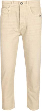 Amish Beige Solid Casual Pants