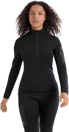 Arc'teryx Kyanite Baselayer Top Womens Black Long Sleeve Activewear GBO3114