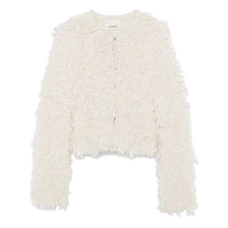 Isabel Marant Faux Fur & Shearling Jackets, female, Beige, M, Fedra Jacket