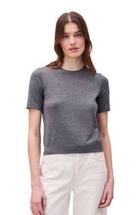 Richer Poorer Inc. Washable Cotton Silk Tee in Charcoal Heather Grey at Nordstrom, Size X-Small