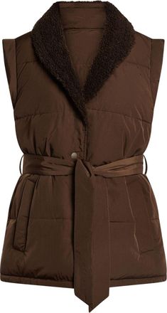 Varley Lanville reversible gilet - Brown