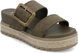 Mia Kika Platform Sandal in Khaki at Nordstrom, Size 10