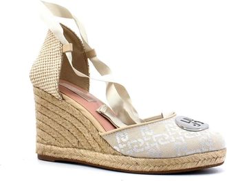Liu Jo Damita 04 Sandal - Dames - Sleehakken - Wit - 38 EU - Leer - Schoenen