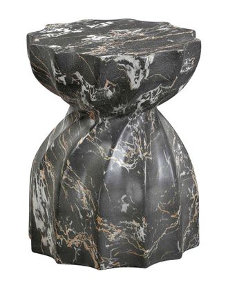 TOV Furniture Tov Furniture Turin Faux Marble Indoor/Outdoor Concrete Stool