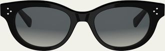 Celine 3 Dots 51mm Round Sunglasses