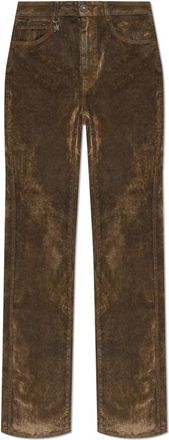 Amiri Flock Vintage Cut Jean - Dames - Straight fit broeken - Bruin - W27 - Katoen - Broeken