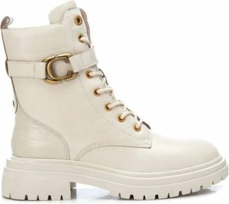 Xti Laarsjes - Dames - Schoenen - Beige - Maat: 41 EU