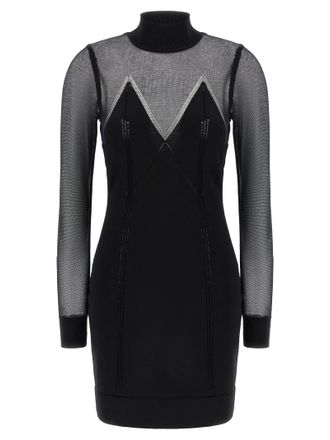 Elisabetta Franchi Black Viscose Short Womens Dress