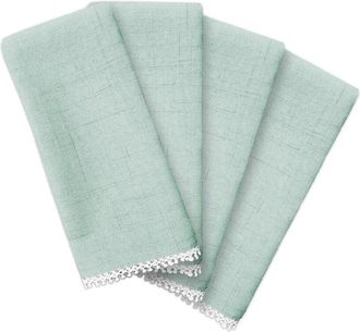 Lenox Set Of 4 French Perle Solid Napkins