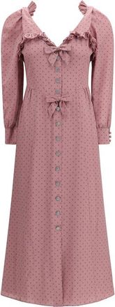 Alessandra Rich Silk Casual Womens Dress