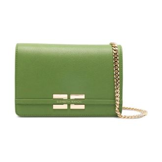 Elisabetta Franchi Cross Body Bags, female, Green, Size: ONE SIZE Shoulder Bag