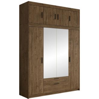 Mirjan24 Armario Novduni 109, Roble De Lefkada, 246x176x53cm, Puertas De Armario: Con Bisagras, N&uacute;mero De Estantes: 0