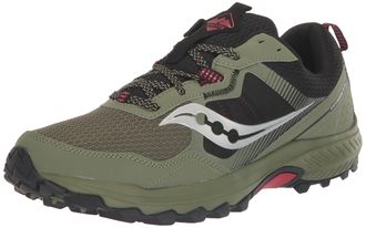 Saucony Mens Excursion Tr16 Trail Running Shoe, Glade/Black, 10